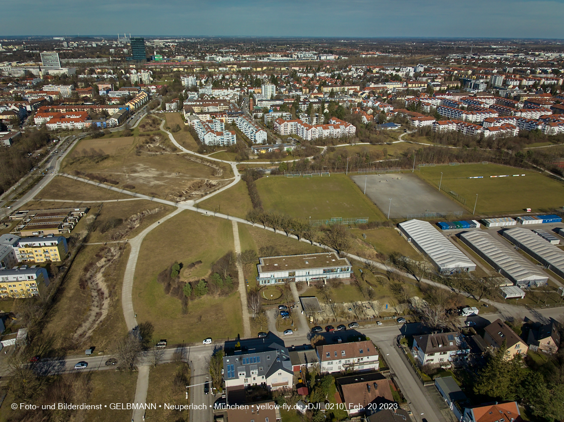 20.02.2023 -  der verschwundene Hachinger Bach in Neuperlach und Berg am Laim